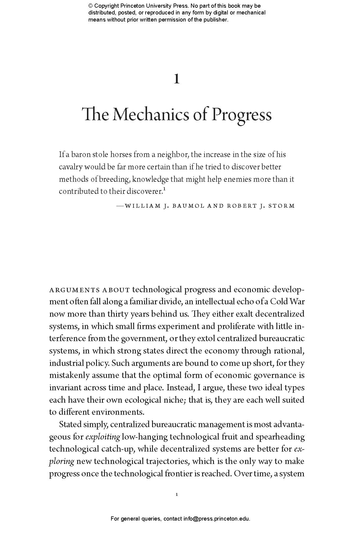 How Progress Ends: Technology, Innovation, and the Fate of Nations