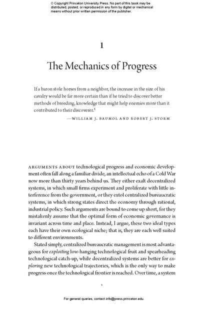How Progress Ends: Technology, Innovation, and the Fate of Nations