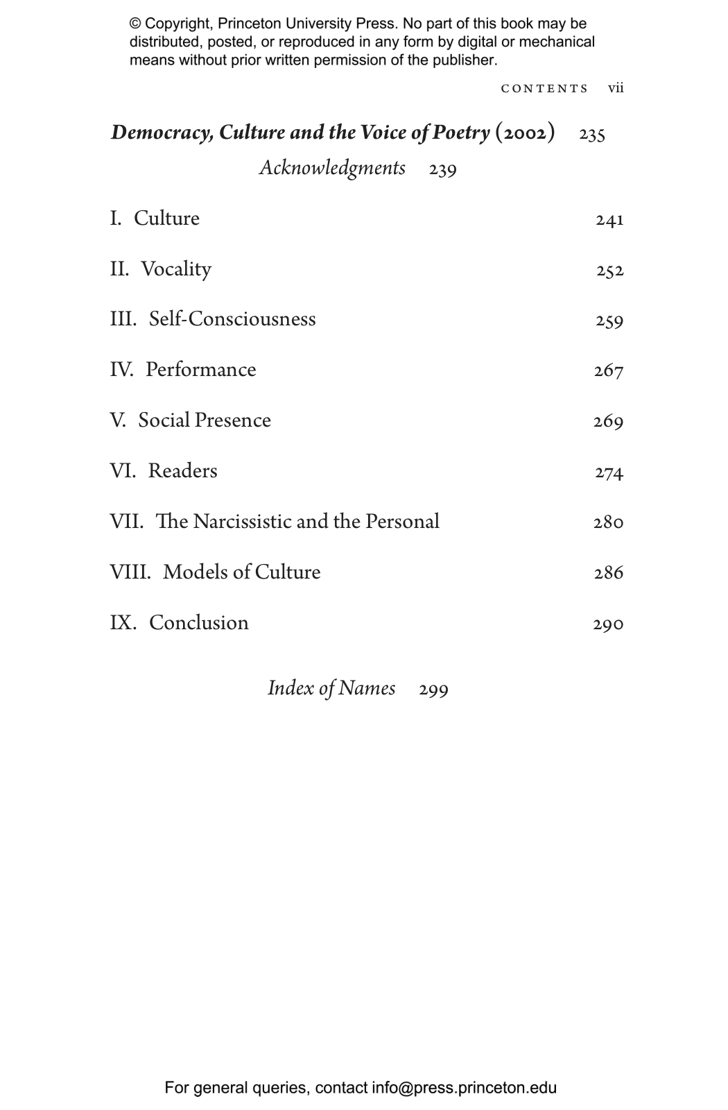 On Poetry, Culture, and Democracy