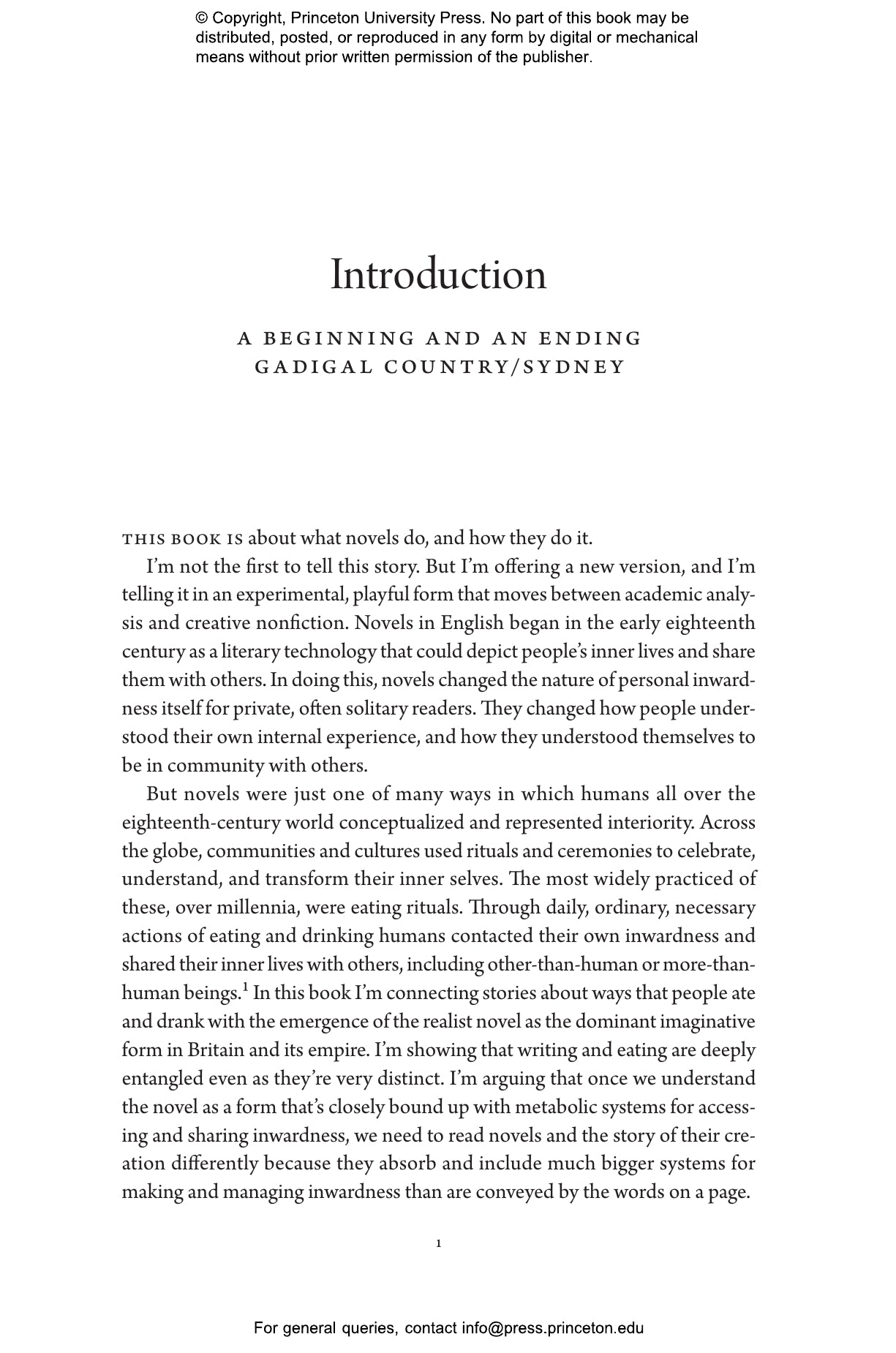 The Barbarous Feast: Eating and Writing in the Eighteenth-Century World