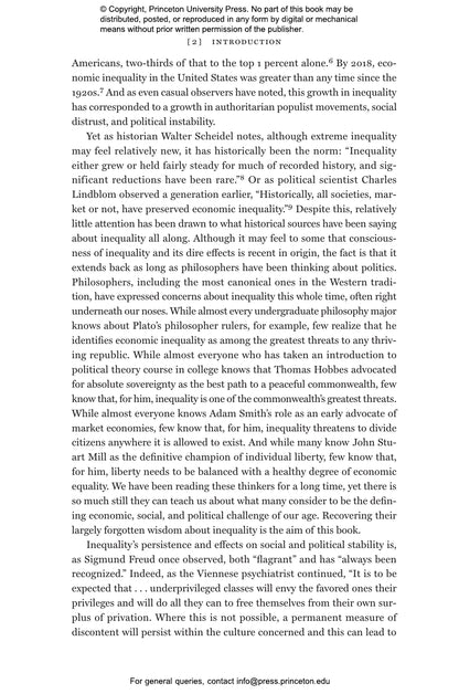 The Greatest of All Plagues: How Economic Inequality Shaped Political Thought from Plato to Marx