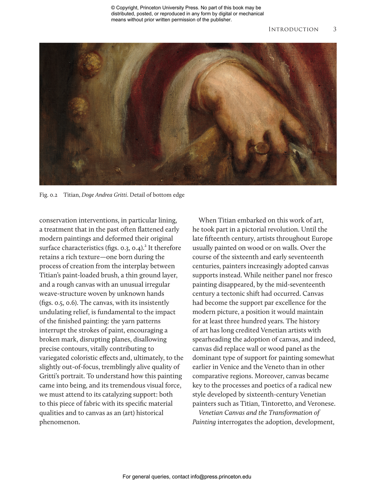 Venetian Canvas and the Transformation of Painting